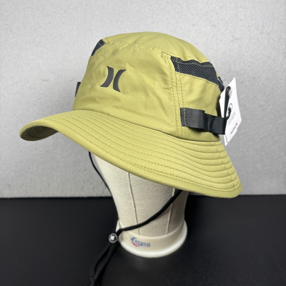 Hurley Boonie Sun Hat L-XL Olive Green Outdoor Fisherman UPF 50+ Vented New NWT
